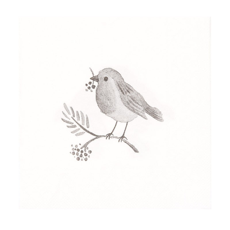 Serwetki papierowe ptaszek jesienne 20 szt. Clayre & Eef