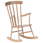 Maileg Fotel bujany 11cm -Rocking chair dark Sand 2025