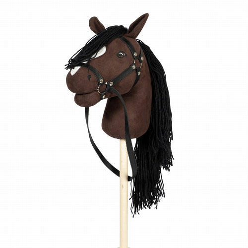 Hobby Horse - Koń na kiju, brązowy z otwartą buzią- by Astrup N2024