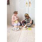 Hobby Horse - Koń na kiju, beżowy z otwartą buzią- by Astrup N2024