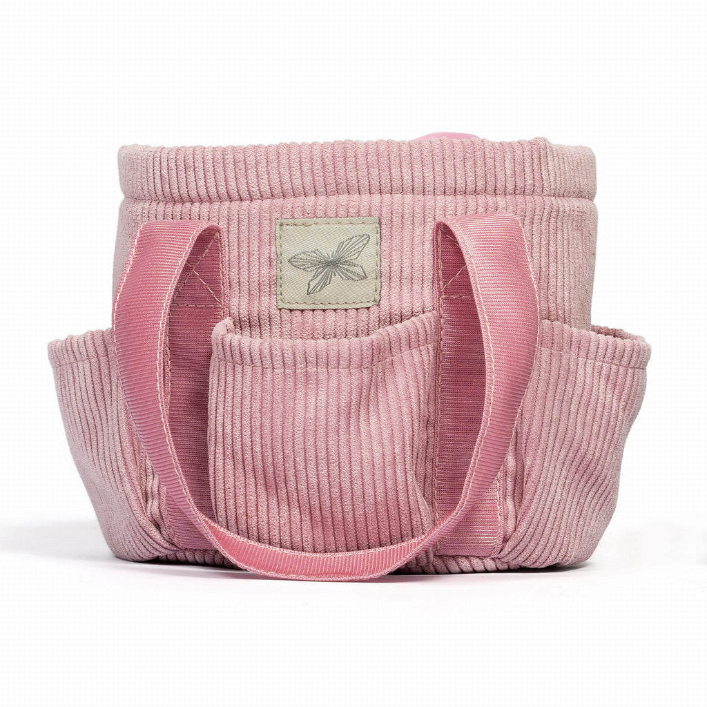 Torba na akcesoria do Hobby Horse, różowa sztruksowa