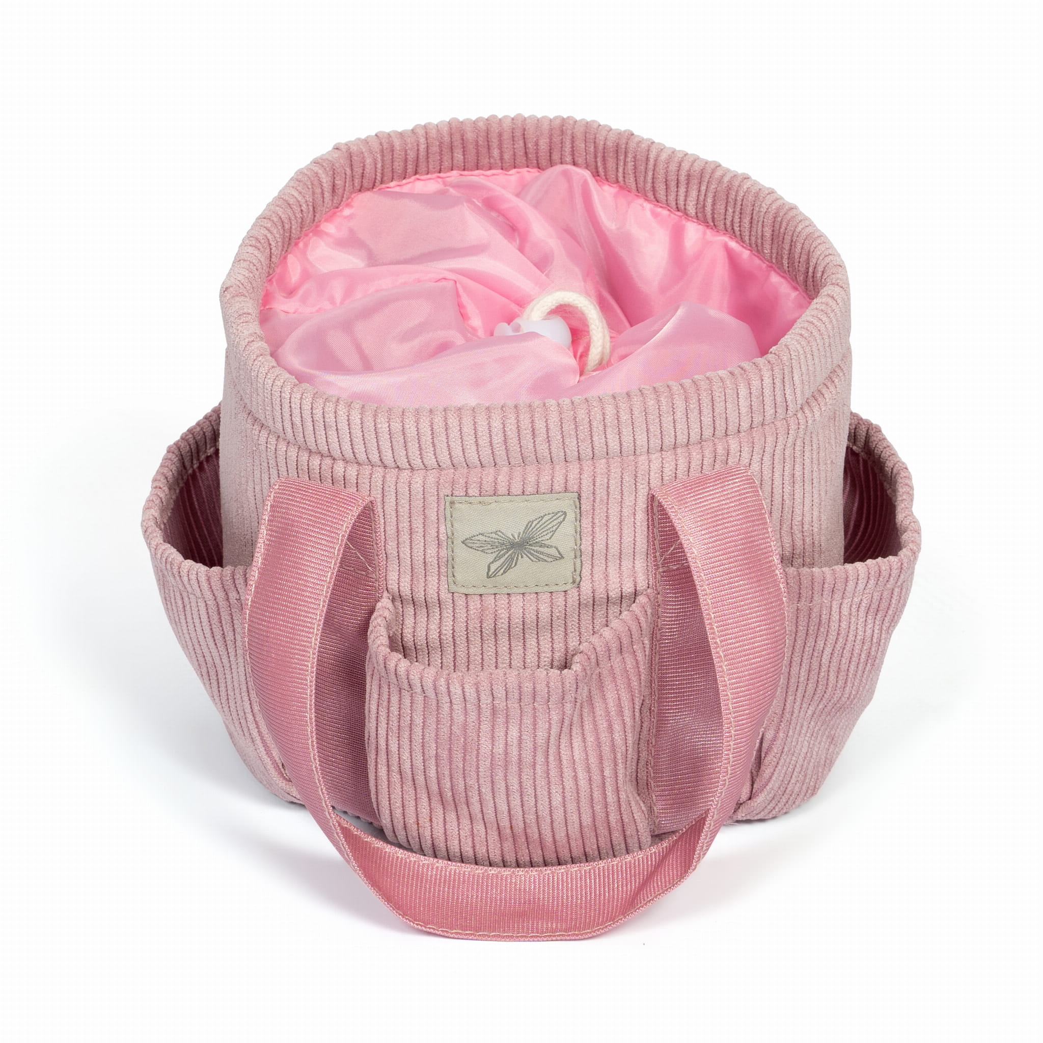 Torba na akcesoria do Hobby Horse, różowa sztruksowa