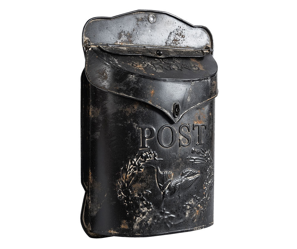 Skrzynka na lity metalowa Garden grey  Belldeco