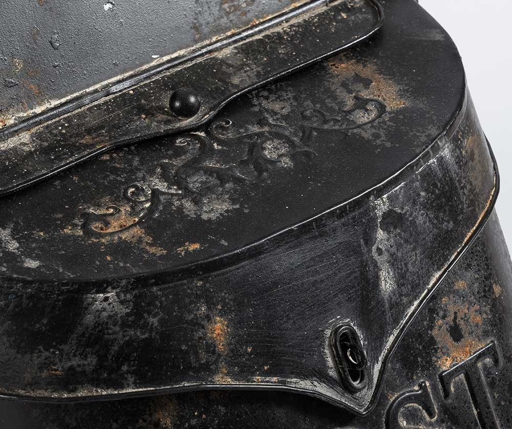 Skrzynka na lity metalowa Garden grey  Belldeco