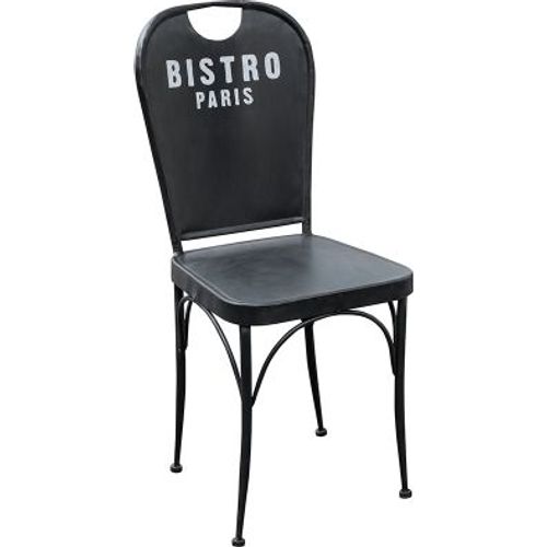 Krzesło industrialne Bistro Paris metalowe loft Belldeco