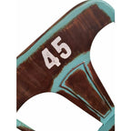 Krzesło industrialne Loft 45 turkusowo brązowe Belldeco