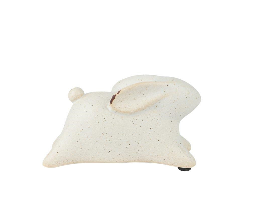 Figurka zajączek kremowy piasek pustyni 3B Belldeco