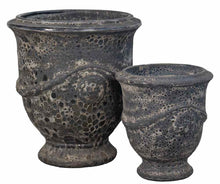 Załaduj obraz do przeglądarki galerii, Garden old Donica puchar black kpl. 2 Belldeco
