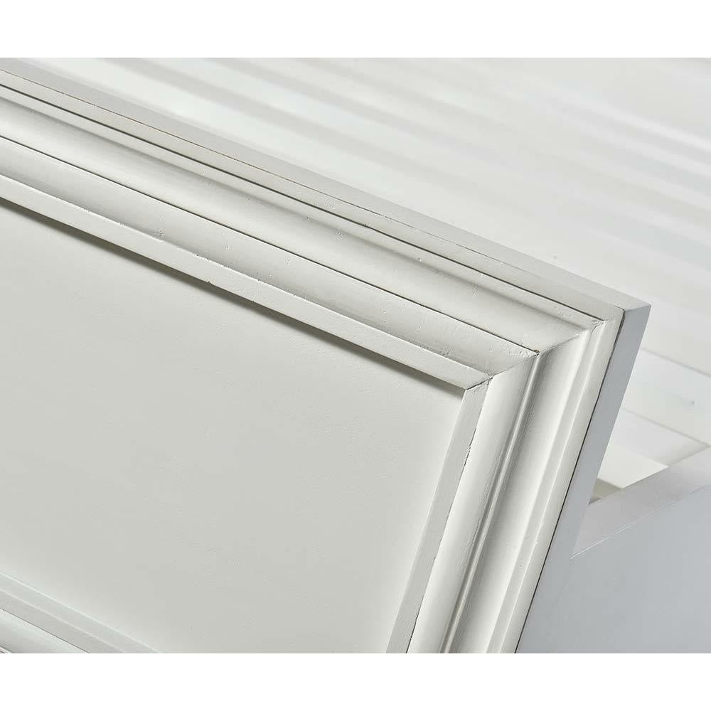 Bristol White Łóżko z ratanem Belldeco