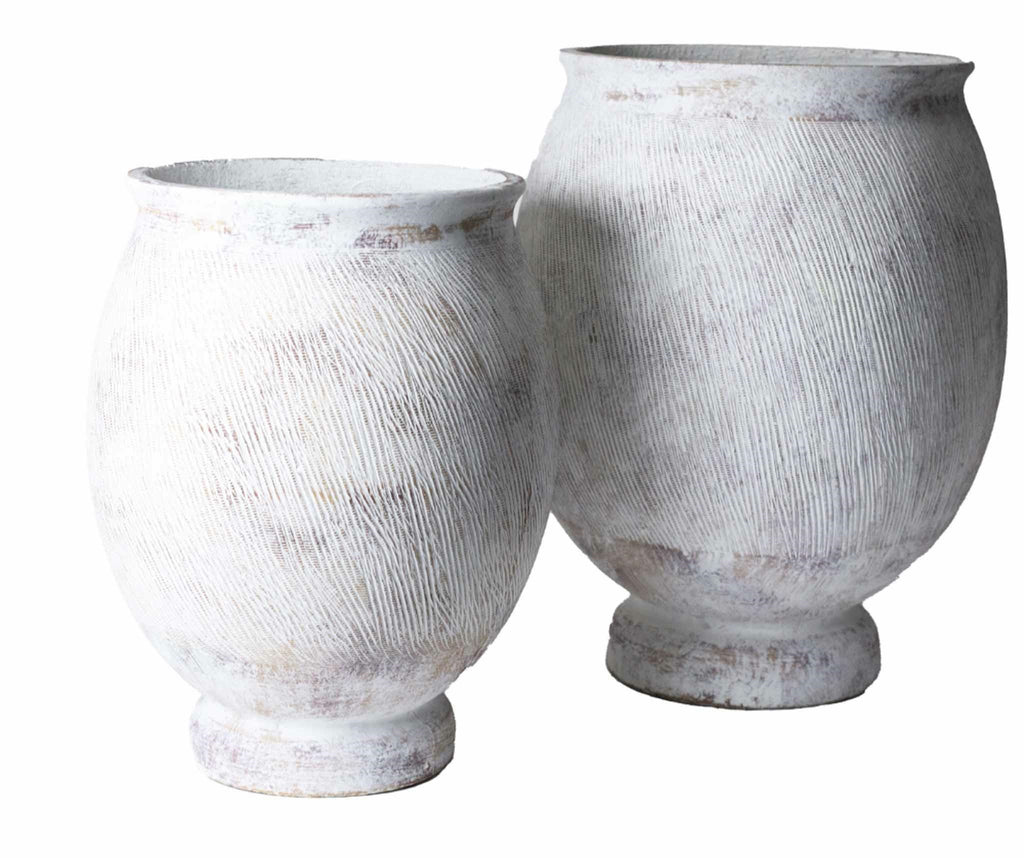 Albero white Wazon pękaty A Belldeco