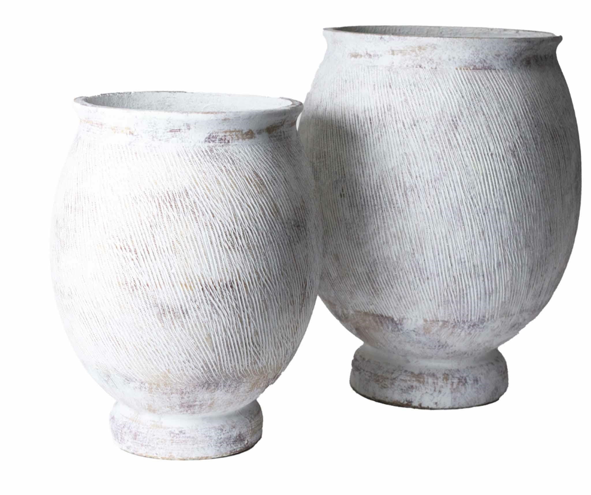 Albero white Wazon pękaty A Belldeco