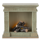 MAILEG Kominek dla myszek 11cm - DUSTY GREEN