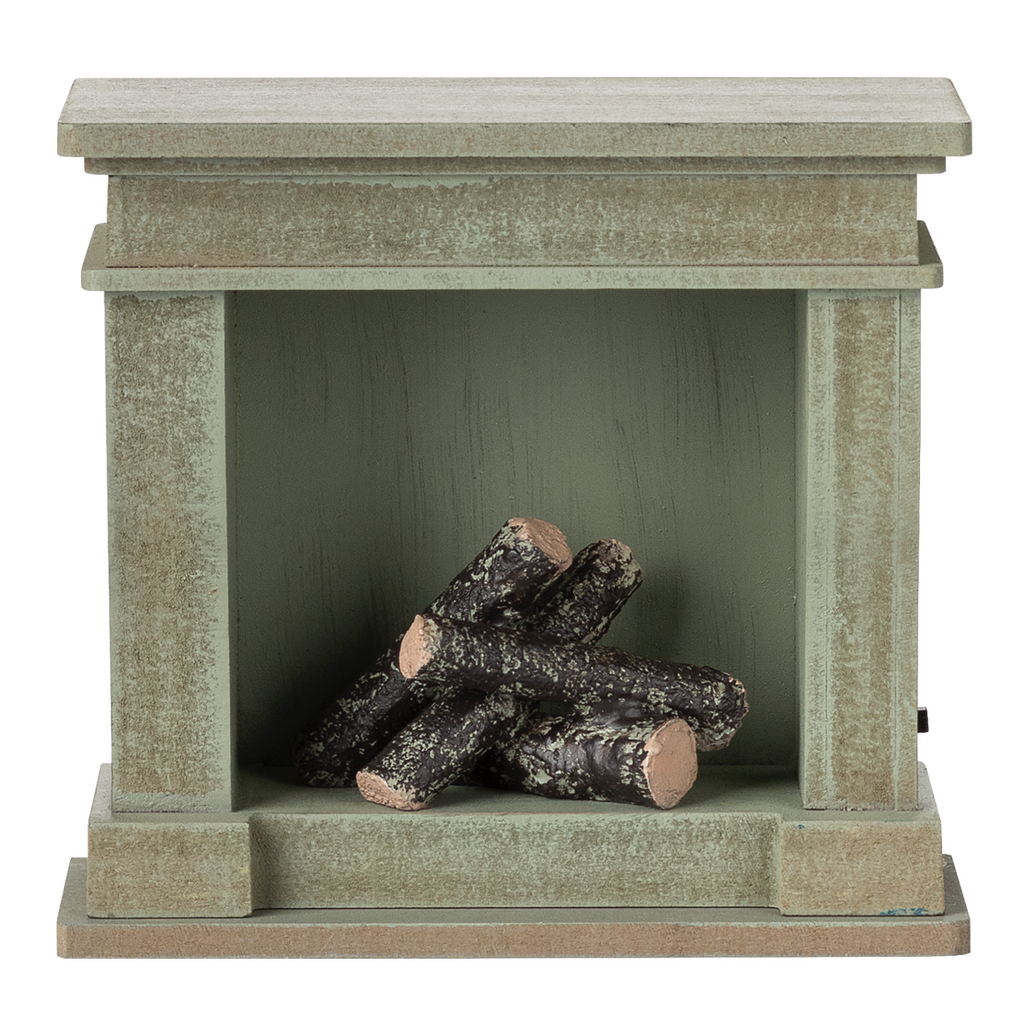 MAILEG Kominek dla myszek 11cm - DUSTY GREEN