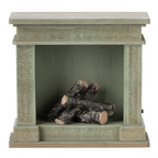 MAILEG Kominek dla myszek 11cm - DUSTY GREEN