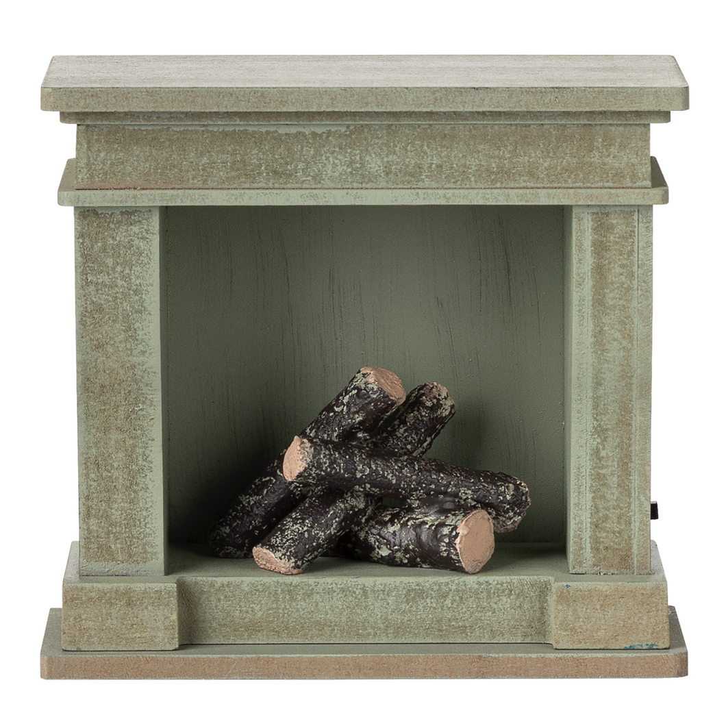 MAILEG Kominek dla myszek 11cm - DUSTY GREEN