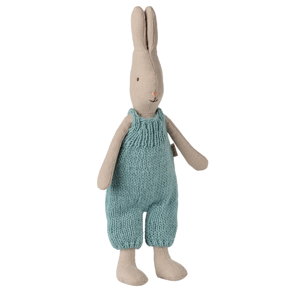 MAILEG Króliczek 26cm - RABBIT KNITTED OVERALL size 1