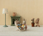 MAILEG Króliczek z piłeczką 11cm - BUNNY SET DUSTY ROSE