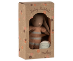MAILEG Króliczek z piłeczką 11cm - BUNNY SET DUSTY ROSE