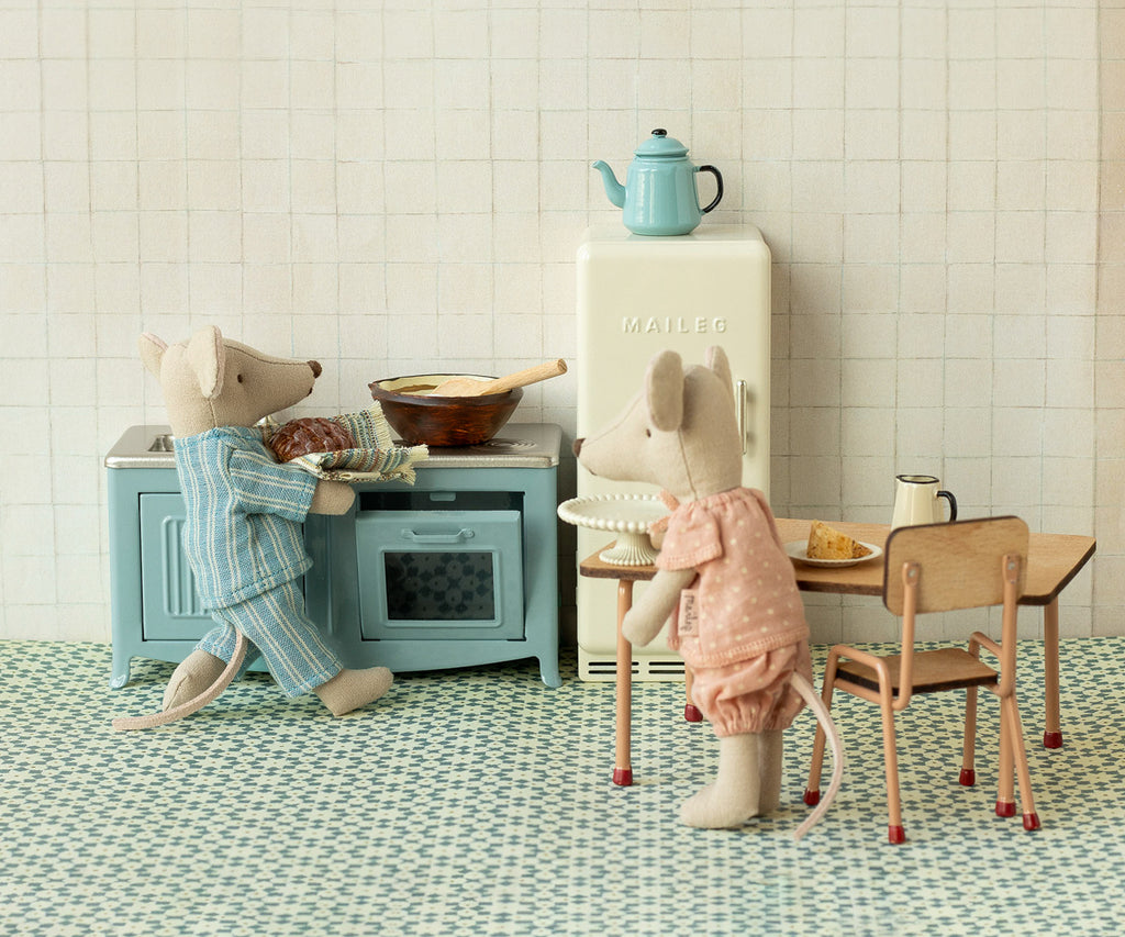 MAILEG Kuchnia dla myszek 8cm - KITCHEN Blue