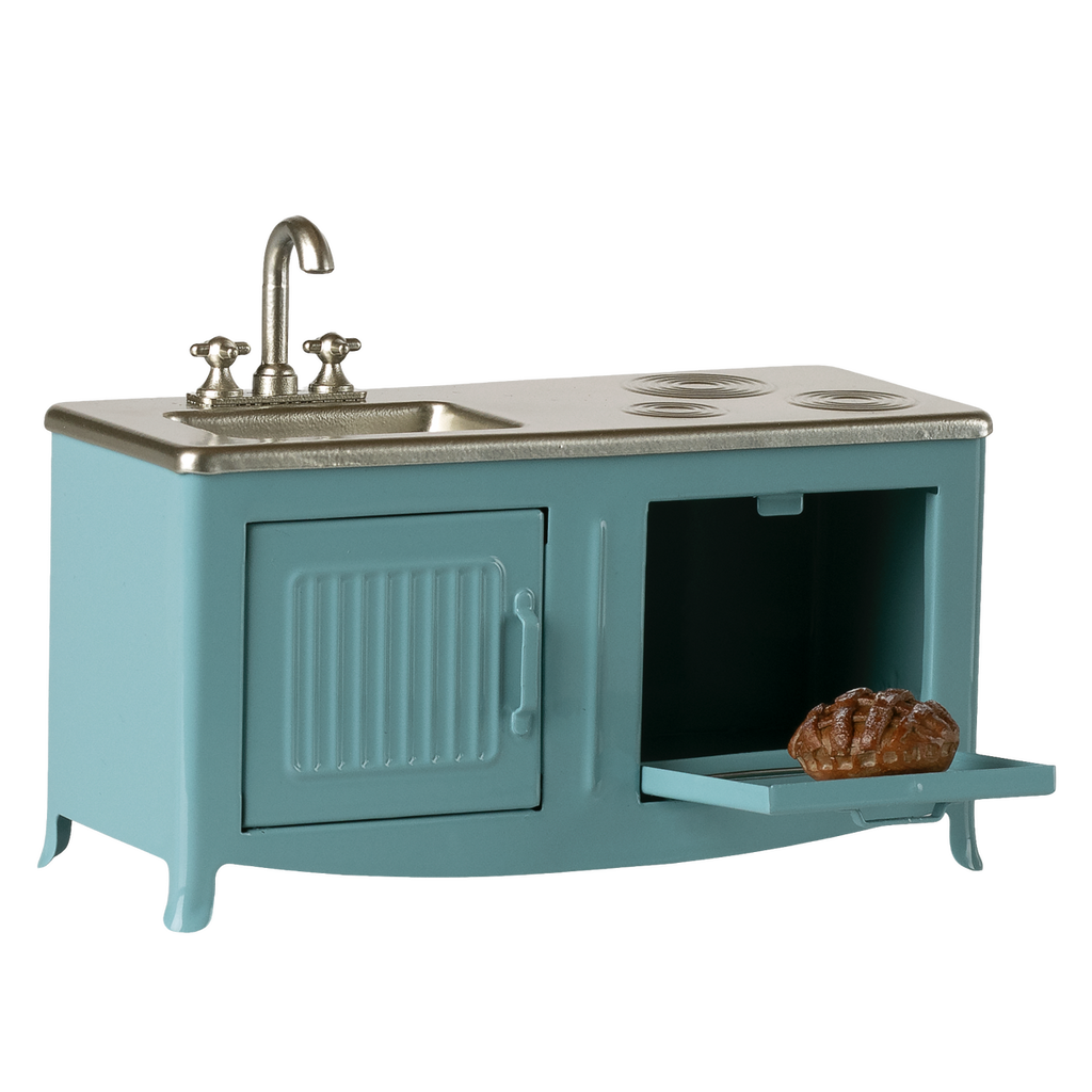 MAILEG Kuchnia dla myszek 8cm - KITCHEN Blue