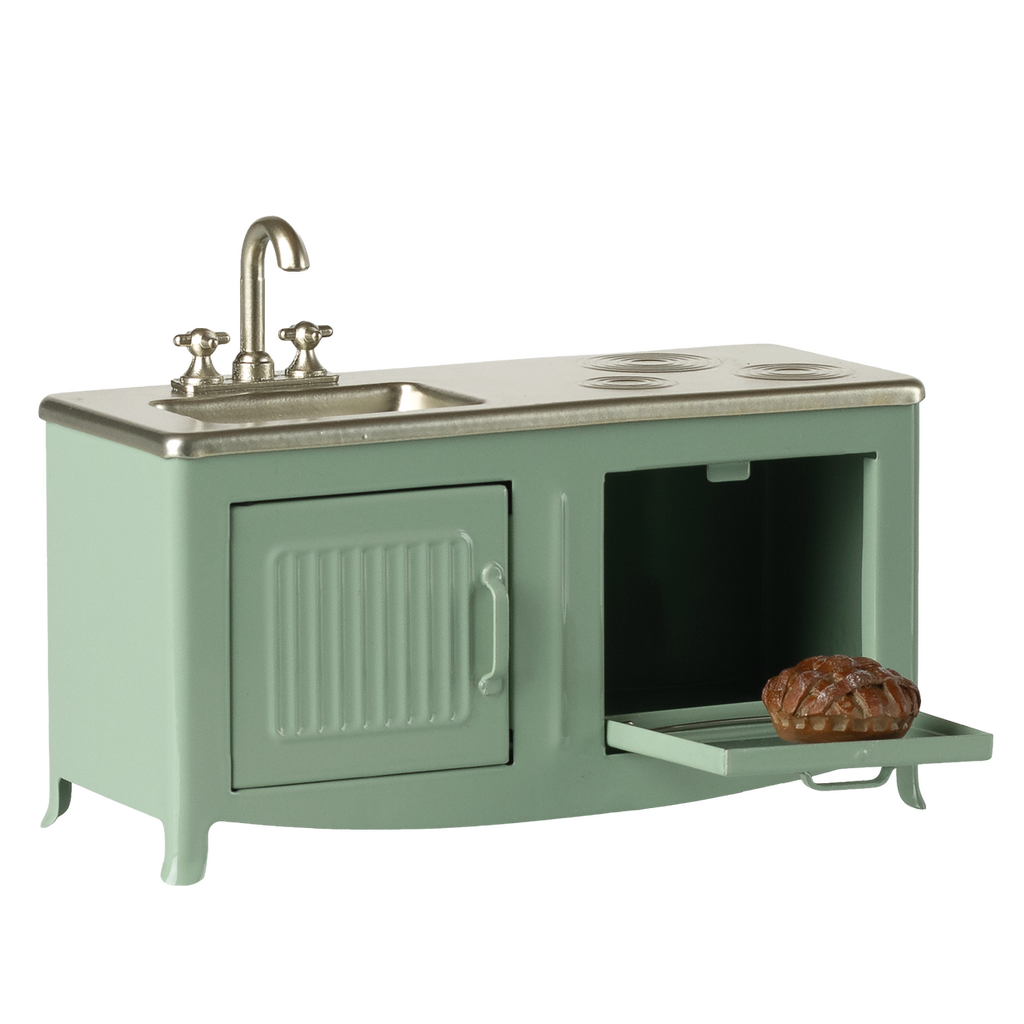 MAILEG Kuchnia dla myszek 8cm - KITCHEN MINT