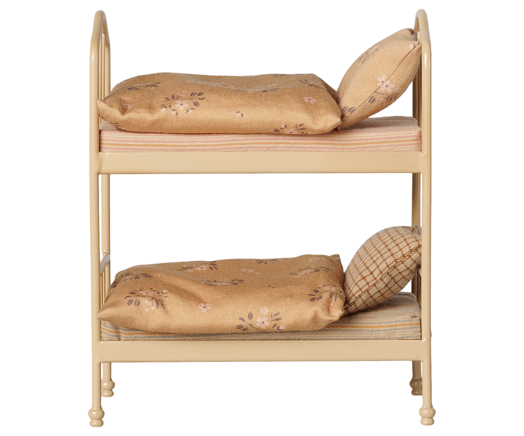 MAILEG Łóżko piętrowe dla myszek - BUNK BED WHEAT