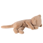 MAILEG Maskotka pluszowy śpiący kotek - KITTEN SMALL CREAM PEACH