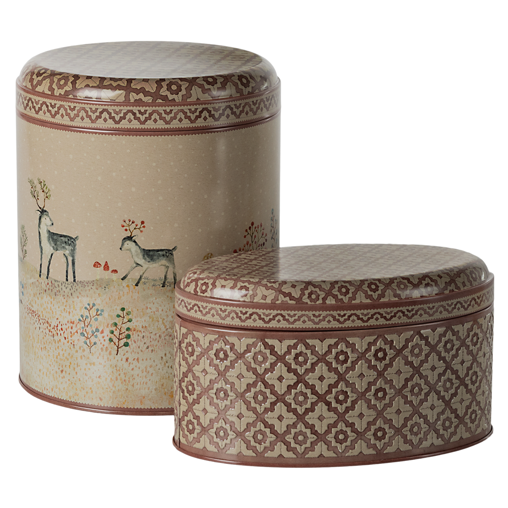 Metalowe pudełka  , puszki - Winter Wonderland Maileg