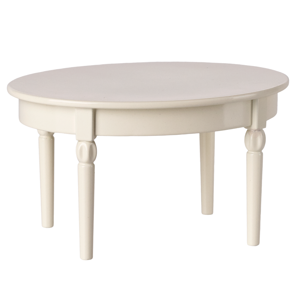 Maileg - Metalowy stół dla myszek 12 cm - Dinning Table off white
