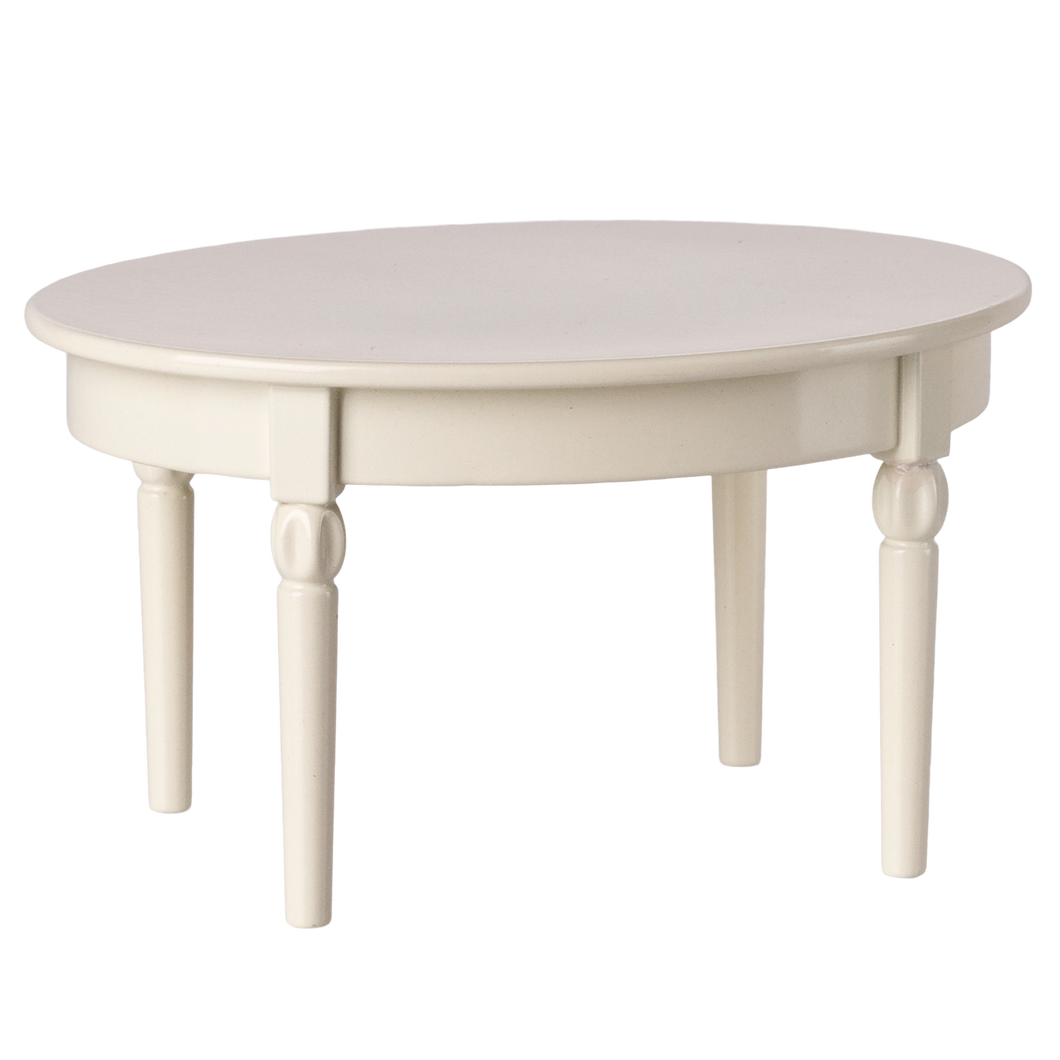 Maileg - Metalowy stół dla myszek 12 cm - Dinning Table off white