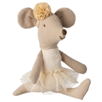 Myszka baletnica 11cm - Ballerina Little Sister Off White - Maileg