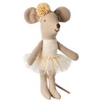 Myszka baletnica 11cm - Ballerina Little Sister Off White - Maileg
