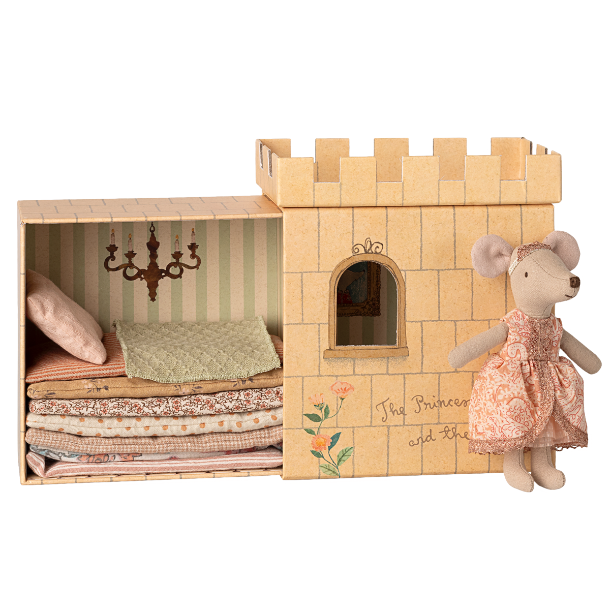 MAILEG Myszka na ziarnku grochu 17cm - PRINCESS ON THE PEA