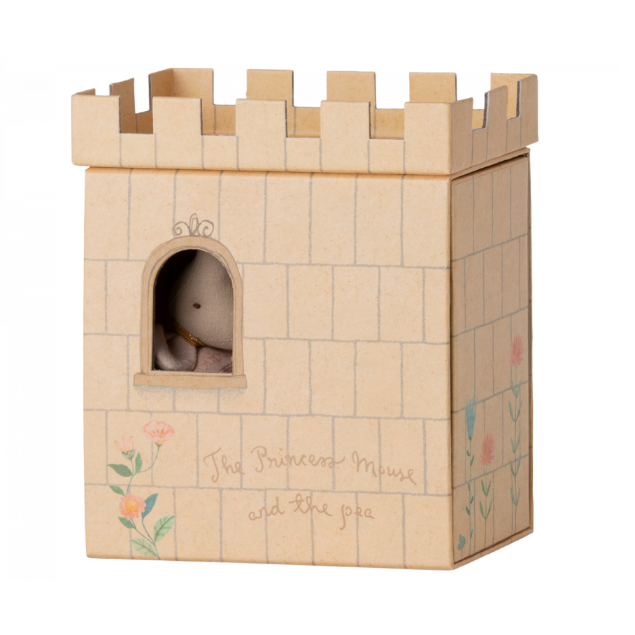 Maileg Myszka na ziarnku grochu 17cm - PRINCESS ON THE PEA