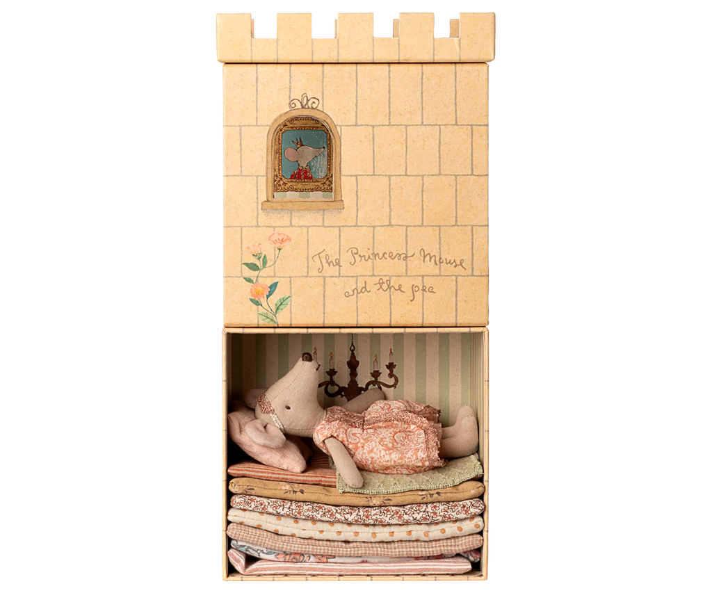 MAILEG Myszka na ziarnku grochu 17cm - PRINCESS ON THE PEA