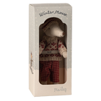 Myszka narciarka 15cm - Winter Mum Red Maileg
