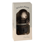Myszka narciarz 13cm - Winter big brother grey Maileg