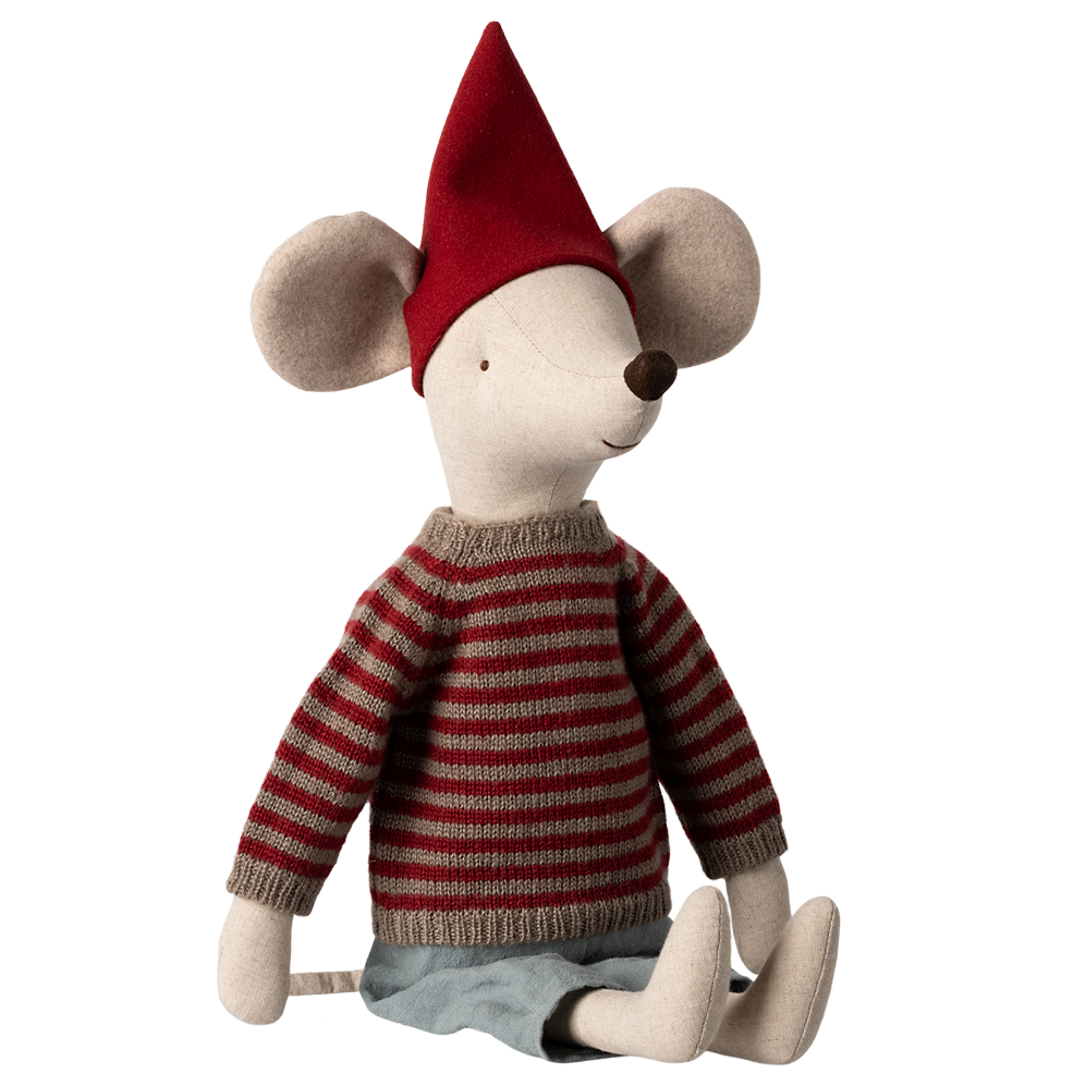 Myszka świąteczna 60cm - Christmas Maxi Boy Maileg