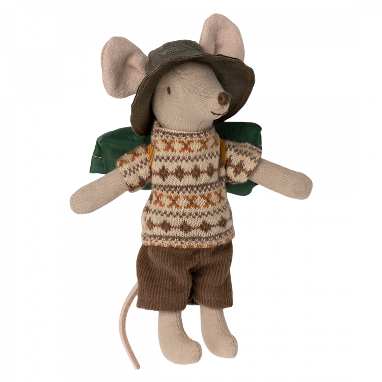 Maileg Myszka turysta 13cm - HIKER BIG BROTHER