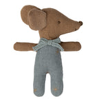 Maileg Myszka w pudełku - Baby Sleppy-Wakey in BOX BLUE chłopiec