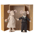 MAILEG Myszki mąż i żona | nowożeńcy | para młoda 16cm - WEDDING MICE