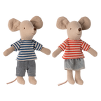 MAILEG Myszki starszy brat i starsza siostra 13cm - LouiMax & Stella BIG BROTHER & SISTER