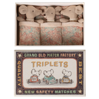 MAILEG Myszki trojaczki 8cm - BABY TRIPLETS in BOX