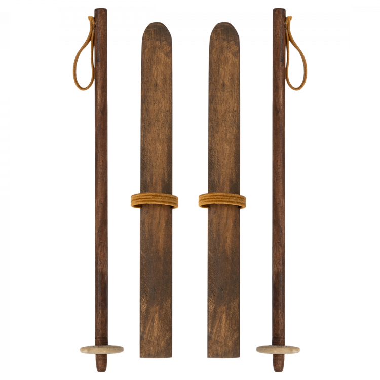 Maileg Narty dla myszek - SKI and SKI POLES Mum & Dad mouse