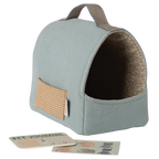 MAILEG Nosidełko | buda dla pieska - PET CARRIER DUSTY BLUE