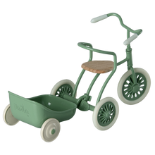 Załaduj obraz do przeglądarki galerii, Maileg Przyczepka do roweru dla myszek - Tricycle hanger green
