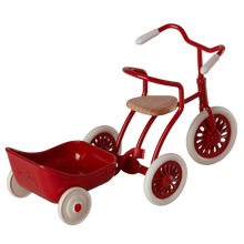 Załaduj obraz do przeglądarki galerii, Maileg Przyczepka do roweru dla myszek - Tricycle hanger red
