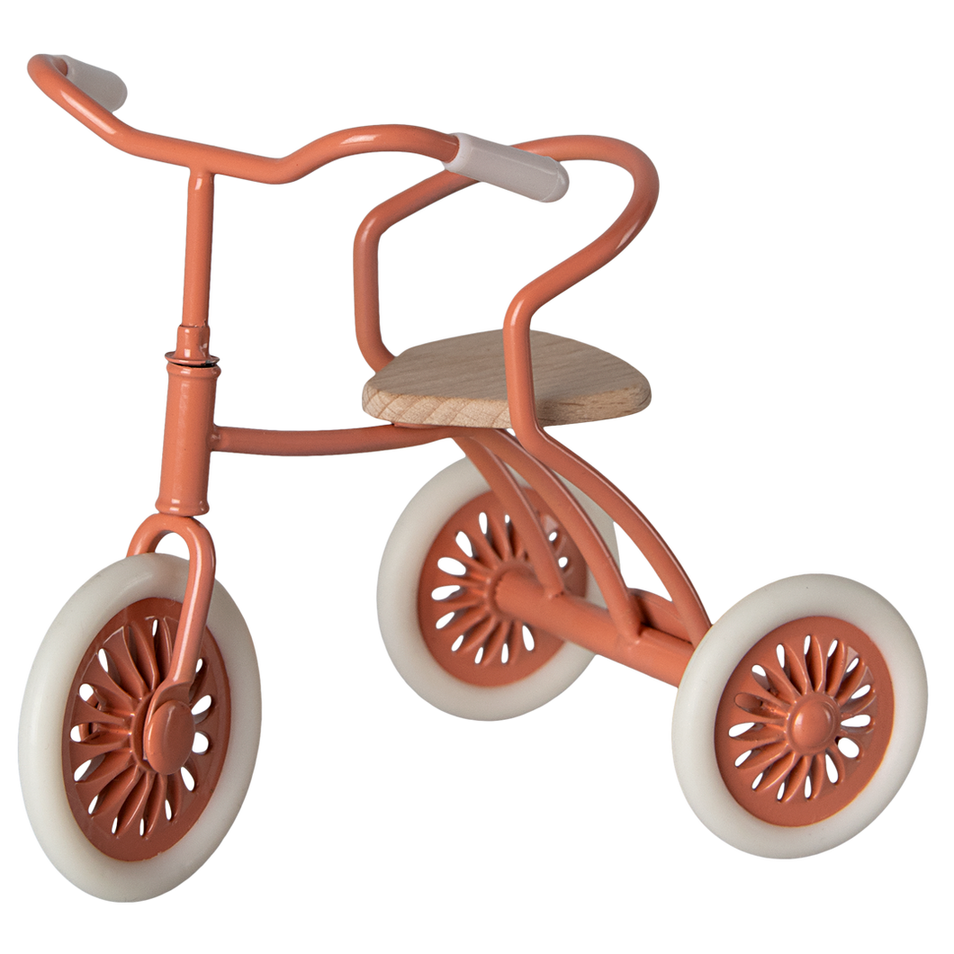 Maileg Rower dla myszek 9cm - Abri à tricycle Coral