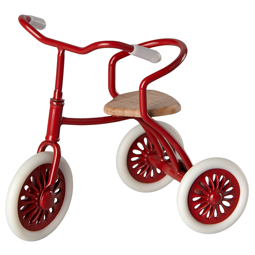 Maileg Rower dla myszek 9cm - Abri à tricycle Red