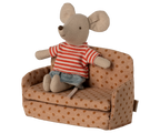 MAILEG Rozkładana sofa dla myszek 11cm - SOFA BED DOTS